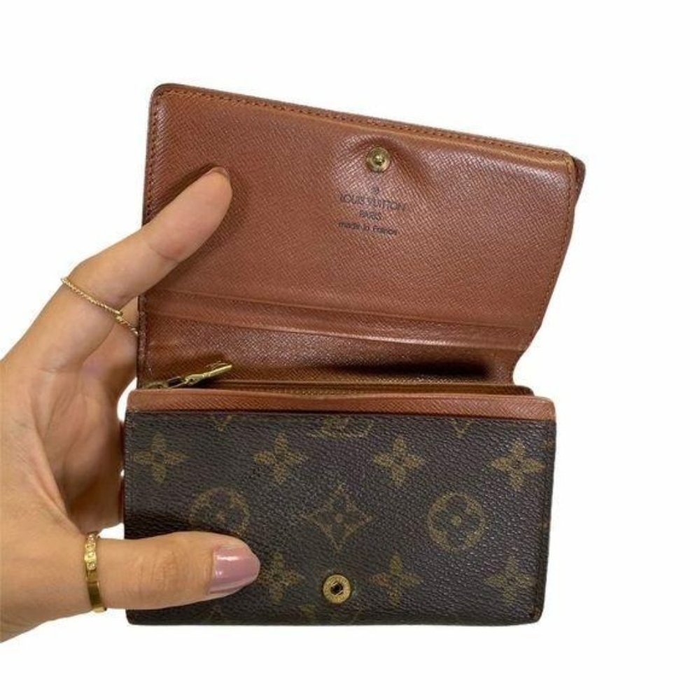 Louis Vuitton Porte Monnaie Authentic Clutch Purse Wallet - Picture 7 of 14